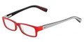 NIKE Eyeglasses 5514 605 Red Grey Blk 48MM