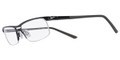 NIKE Eyeglasses 6044/2 001 Shiny Blk Chrome 53MM