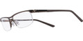 NIKE Eyeglasses 6044/2 205 Shiny Dark Br 53MM
