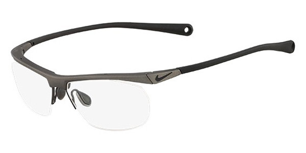 NIKE Eyeglasses 7072/1 021 Metallic Pewter Blk 57MM - Elite