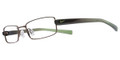 NIKE Eyeglasses 8071 206 Walnut Br Gray 48MM