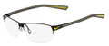 NIKE Eyeglasses 8110 010 Blk Yellow 59MM