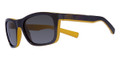 NIKE Sunglasses VINTAGE 73 EV0598 073 Metallic Grey Yellow 55MM