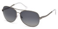 ROBERTO CAVALLI Sunglasses RC792S 08C Shiny Gumetal / Smoke Mirror 62MM