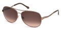 ROBERTO CAVALLI Sunglasses RC792S 34F Shiny Light Bronze / Grad Br 62MM