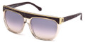 ROBERTO CAVALLI Sunglasses RC800S 45B Shiny Light Br / Grad Smoke 60MM