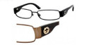 Gucci 2843 Eyeglasses 0N2G Br DK TORTSE (5315)