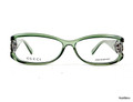 GUCCI 3010 Eyeglasses 0VOM Transparent Green 57mm