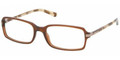 Prada PS04NVA Eyeglasses 7JQ1O1 Br SAFFIANO (5517)