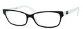 GUCCI 3151 Eyeglasses 0RLE Blk Wht 53-15-135