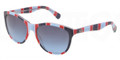 D&G Sunglasses DD 3091 27198F Stripes Azure Red Blue 55MM