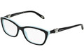 TIFFANY Eyeglasses TF 2074 8055 Top Blk Blue 54MM