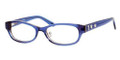 JUICY COUTURE Eyeglasses 134/F 0JPP Blue Tan 51MM