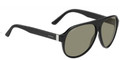 Gucci 1637/S Sunglasses 075QI0 Blk LEATHER (6111)