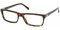 Prada PS06NV Eyeglasses 2AU1O1 HAVANA (5517)
