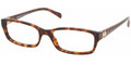 PRADA PR 07NV Eyeglasses AB61O1 Havana 55-17-140