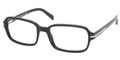 Prada PS08NV Eyeglasses 1AB1O1 BLACK (5518)