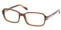 Prada PS08NV Eyeglasses 7JQ1O1 Br (5518)
