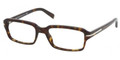 Prada PS09NV Eyeglasses 2AU1O1 HAVANA (5417)