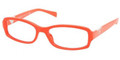 Prada PR10NV Eyeglasses DAI1O1 ORANGE (5316)