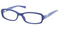 PRADA PR 10NV Eyeglasses DAK1O1 Blue 53-16-135