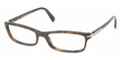 Prada PS14NV Eyeglasses 2AU1O1 HAVANA (5416)