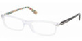 Prada PS14NV Eyeglasses 2AZ1O1 CRYSTAL (5416)