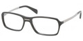 Prada PS15NV Eyeglasses BRO1O1 Blk SAFFIANO (5617)