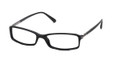 Prada PR17GV Eyeglasses 1AB1O1 GLOSS Blk (5216)