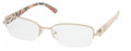 Prada PS52NV Eyeglasses ZVN1O1 PALE GOLD (5518)