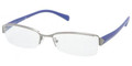 PRADA PR 53NV Eyeglasses DAK1O1 Gunmtl 53-17-140