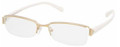 PRADA PR 53NV Eyeglasses ZVN1O1 Pale Gold 53-17-140