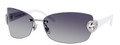Gucci 4201/S Sunglasses 0HFWVK RUTHENIUM Wht (6614)