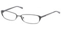 Prada PS54OV Eyeglasses FAD1O1 BLACK DEMI SHINY/BLACK (5416)