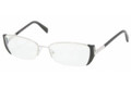 Prada PS61NV Eyeglasses 2BB1O1 Slv-Blk (5317)