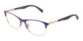 Dolce & Gabbana Eyeglasses DG 1246 1222 Matte Violet Pale Gold 53MM