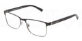 Dolce & Gabbana Eyeglasses DG 1248 1106 Matte Blk Gunmtl 53MM