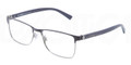 Dolce & Gabbana Eyeglasses DG 1248 1158 Matte Blue Gunmtl 53MM