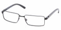 Prada PS65LV Eyeglasses 1BO1O1 MATTE Blk (5516)