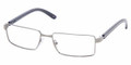 Prada PS65LV Eyeglasses 5AV1O1 SHINY GUN METAL (5316)