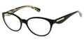 Dolce & Gabbana Eyeglasses D G3173 2744 Top Blk On Leaf Gold 51MM