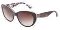 Dolce & Gabbana Sunglasses DG 4189 278113 Top Havana On Wht Flowers 54MM