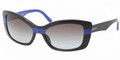 Prada PR03NS Sunglasses DAP3M1 Blk/BLUE