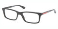 PRADA SPORT Eyeglasses PS 02CV 1AB1O1 Blk 53MM