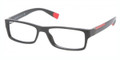 PRADA SPORT Eyeglasses PS 03CV 1AB1O1 Blk 54MM