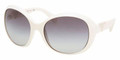 Prada PR08NS Sunglasses 7S33M1 IVORY GRAY Grad