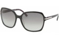 Prada PR18NS Sunglasses BF53M1 TOP Blk/MIMETIC GRAY