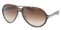 Prada PR20NS Sunglasses 2AU6S1 HAVANA Br Grad