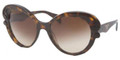 Prada PR28NS Sunglasses 2AU6S1 HAVANA Br Grad