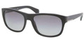 Prada PR29NS Sunglasses 1AB3M1 BLACK GRAY GRADIENT